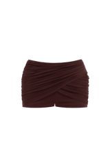 Fawna Shorts - Plum Brown