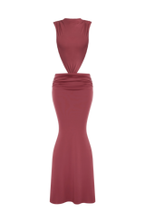 Fenella Maxi Dress - Rose Brown