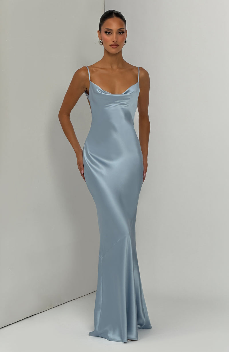 Babyboo Sorelle Maxi Dress in Glacier Blue Size XXL