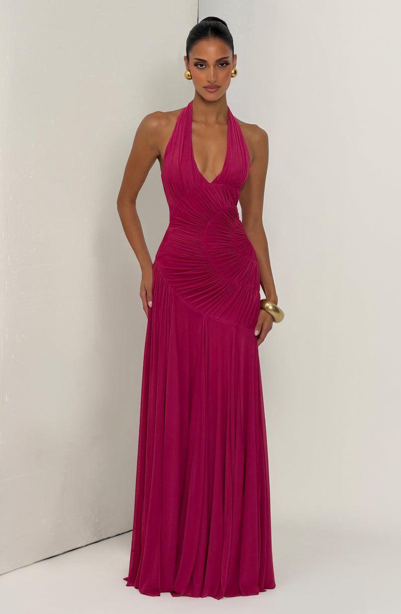 Shop the Cova Maxi Dress - Raspberry
