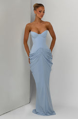 Chiara Maxi Dress - Glacier Blue