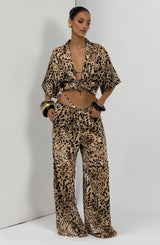 Soleil Shirt - Leopard Print