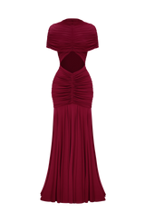 Jaya Maxi Dress - Burgundy
