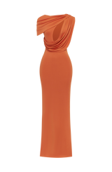 Kalina Maxi Dress - Burnt Orange