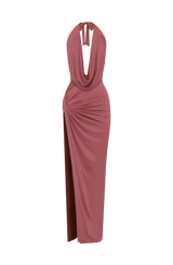 Kingsley Maxi Dress - Rose Brown