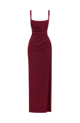 Laleh Maxi Dress - Cherry Lacquer