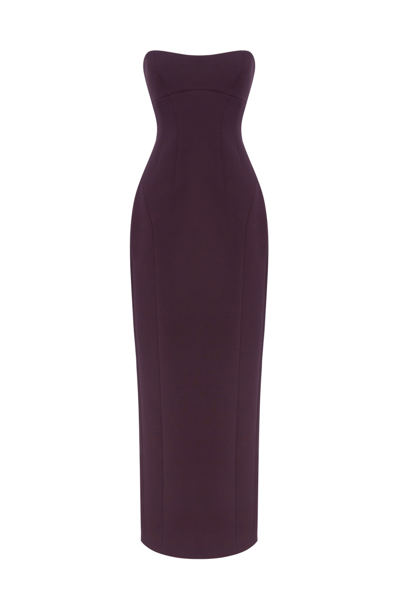 Buy Manon Maxi Dress - Plum | Babyboo Fashion