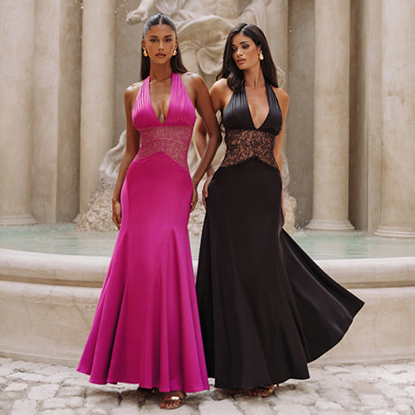black and pink dress flip dresses for photography Stunning black and pink gown perfect for prom Black and pink taffeta ball