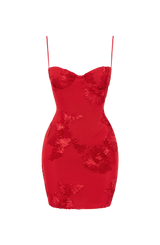 Nefertiti Mini Dress - Red