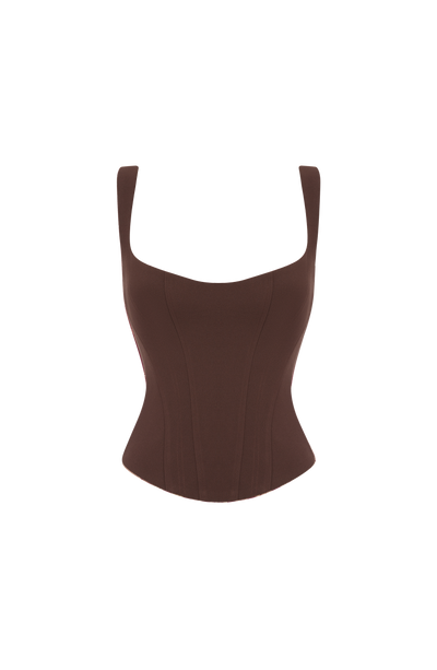 Buy Nixie Corset - Plum Brown | Babyboo Fashion