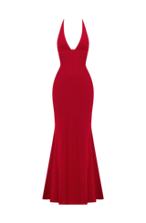 Olenia Gown - Deep Red