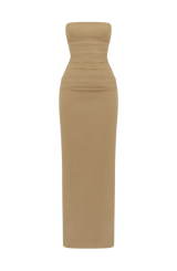 Pandra Maxi Dress - Gold Sparkle