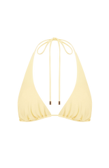 Pietra Triangle Bikini Top - Lemon