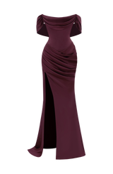 Riona Gown - Cherry Lacquer