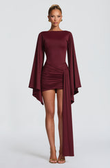 Lucetta Mini Dress - Cherry Lacquer