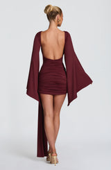 Lucetta Mini Dress - Cherry Lacquer