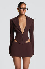 Vesper Skort - Plum Brown