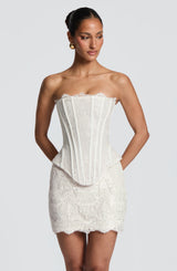 Maelle Mini Skirt - Ivory
