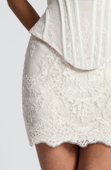 Maelle Mini Skirt - Ivory