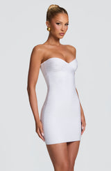 Avani Bandage Mini Dress - White