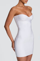 Avani Bandage Mini Dress - White