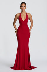 Olenia Gown - Deep Red