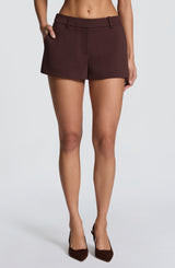 Harriet Shorts - Plum Brown