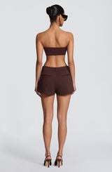 Harriet Shorts - Plum Brown