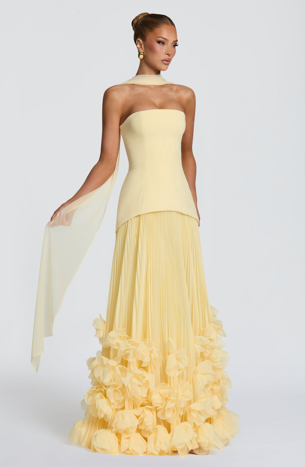 Baby Boo Racer Shop the Seraphina Gown - Lemon | Babyboo Fashion