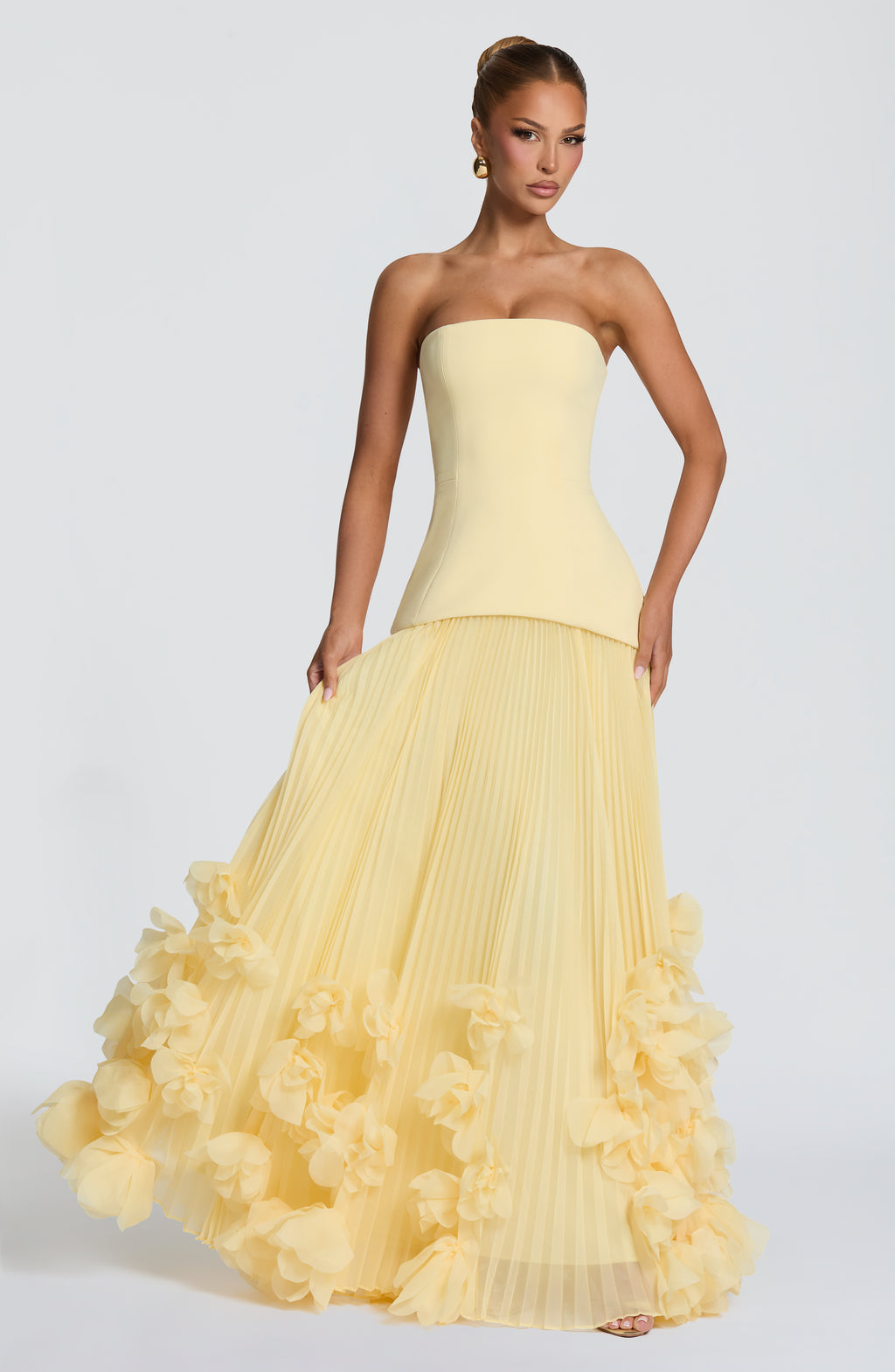 Baby Boo Racer Shop the Seraphina Gown - Lemon | Babyboo Fashion
