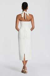 Cassia Midi Dress - Ivory
