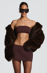 Mina Coat - Chocolate
