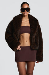 Mina Coat - Chocolate