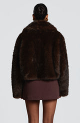 Mina Coat - Chocolate