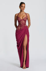 Bonita Maxi Dress - Mulberry
