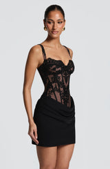 Nerina Mini Dress - Black
