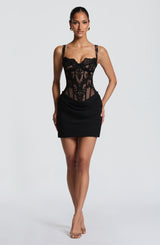 Nerina Mini Dress - Black