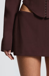 Vesper Skort - Plum Brown