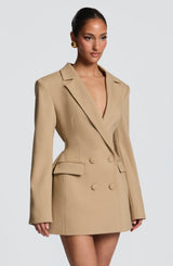 Elvira Mini Dress - Sand