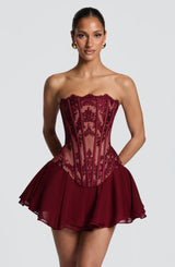 Reagan Skort - Burgundy