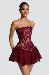 Reagan Skort - Burgundy