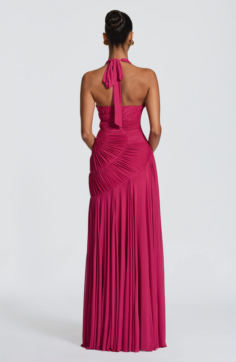 raspberry pink maxi dress Buy Raspberry Pink Cape Maxi Dress from Next USA