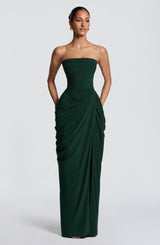 Cyra Maxi Dress - Emerald