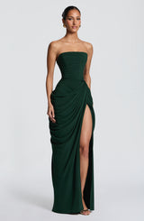 Cyra Maxi Dress - Emerald