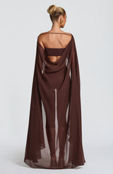 Velma Capri Pants - Plum Brown