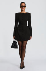 Azzurra Mini Dress - Black