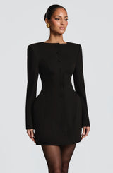 Azzurra Mini Dress - Black