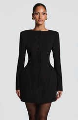 Azzurra Mini Dress - Black