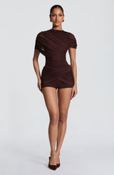 Muriel Bodysuit - Plum Brown