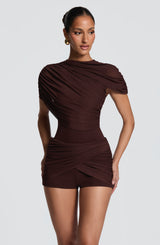 Fawna Shorts - Plum Brown
